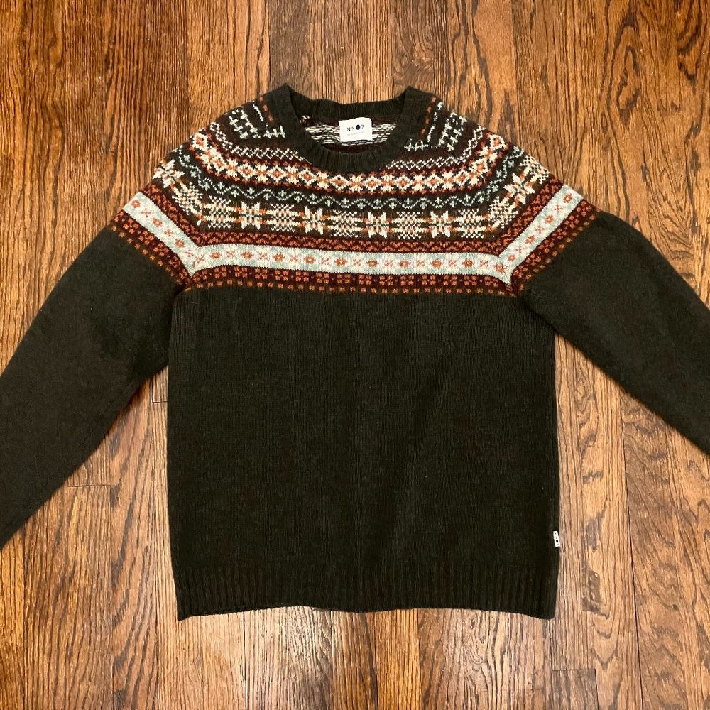 NO77 No Nationality Fair Isle Sweater (Size L)